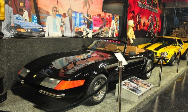 Miami Vice Ferrari Daytona Convertible at Volo Museum