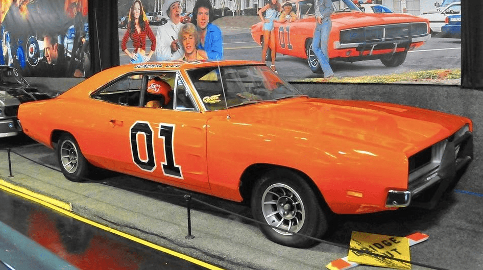 The General Lee from Dukes of Hazard at Volo Museum