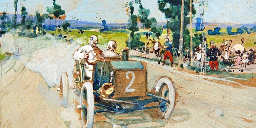 Origins of Motor Racing Art